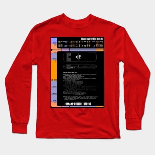 Computer Readout Showing Space Torpedo Long Sleeve T-Shirt